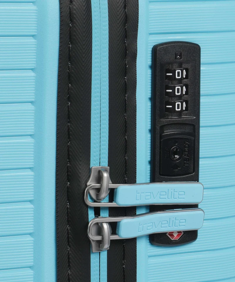 Travelite Orbita 4-Rollen Trolley türkis