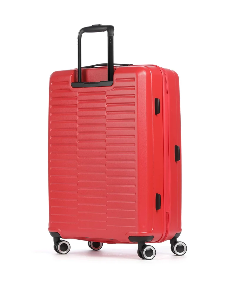 American Tourister Sunset Hills 4-Rollen Trolley Set apple red