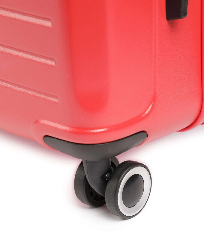 American Tourister Sunset Hills 4-Rollen Trolley Set apple red