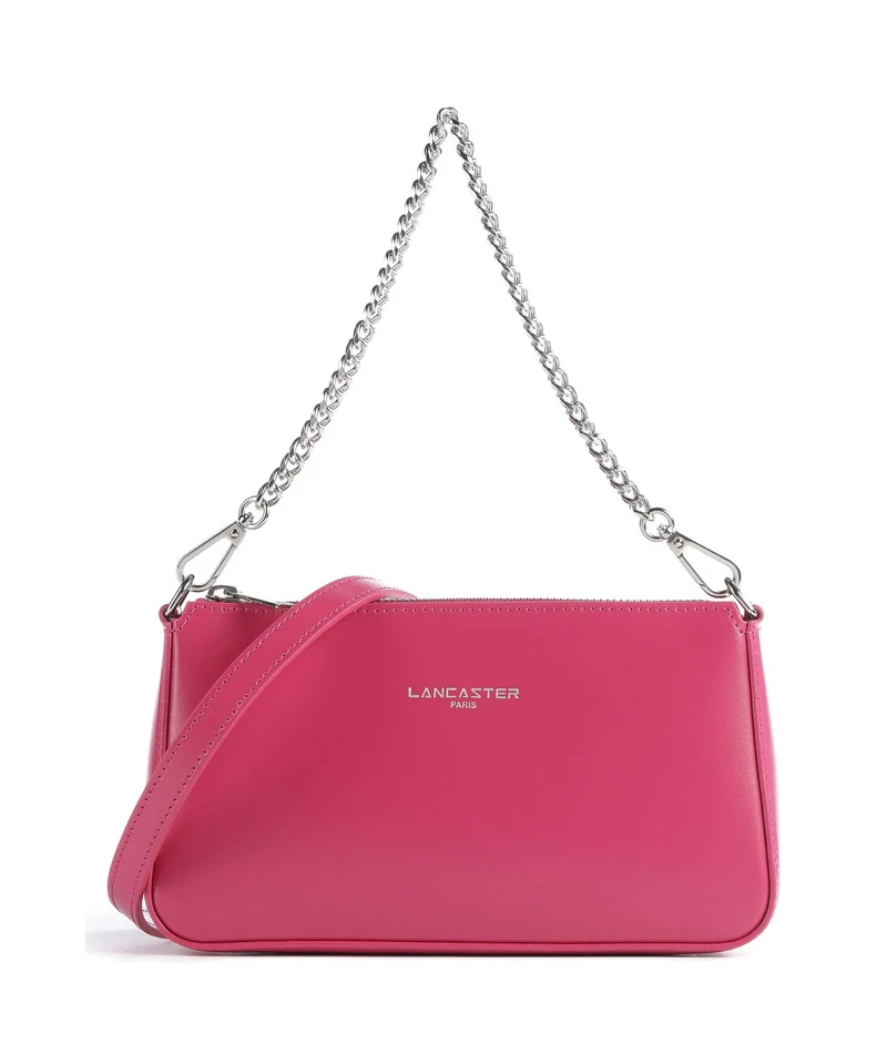 Lancaster Suave Even Schultertasche fuxia