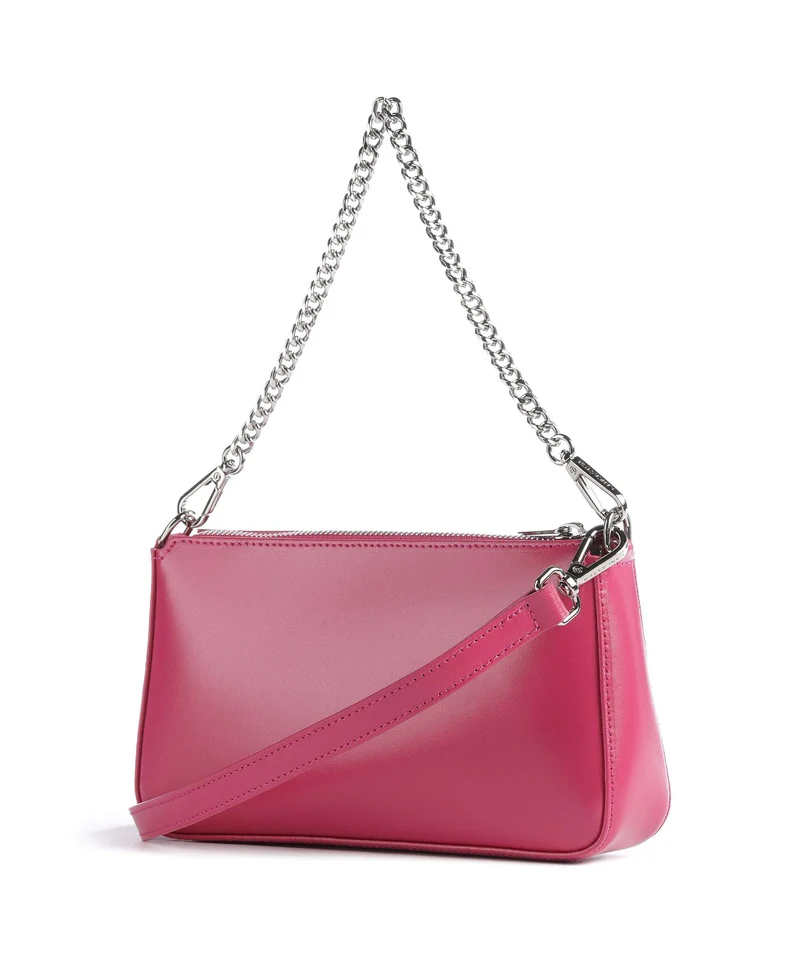 Lancaster Suave Even Schultertasche fuxia