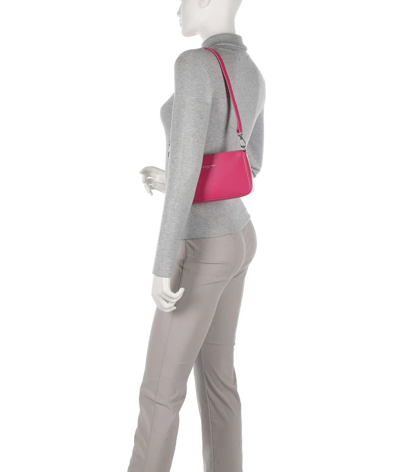 Lancaster Suave Even Schultertasche fuxia