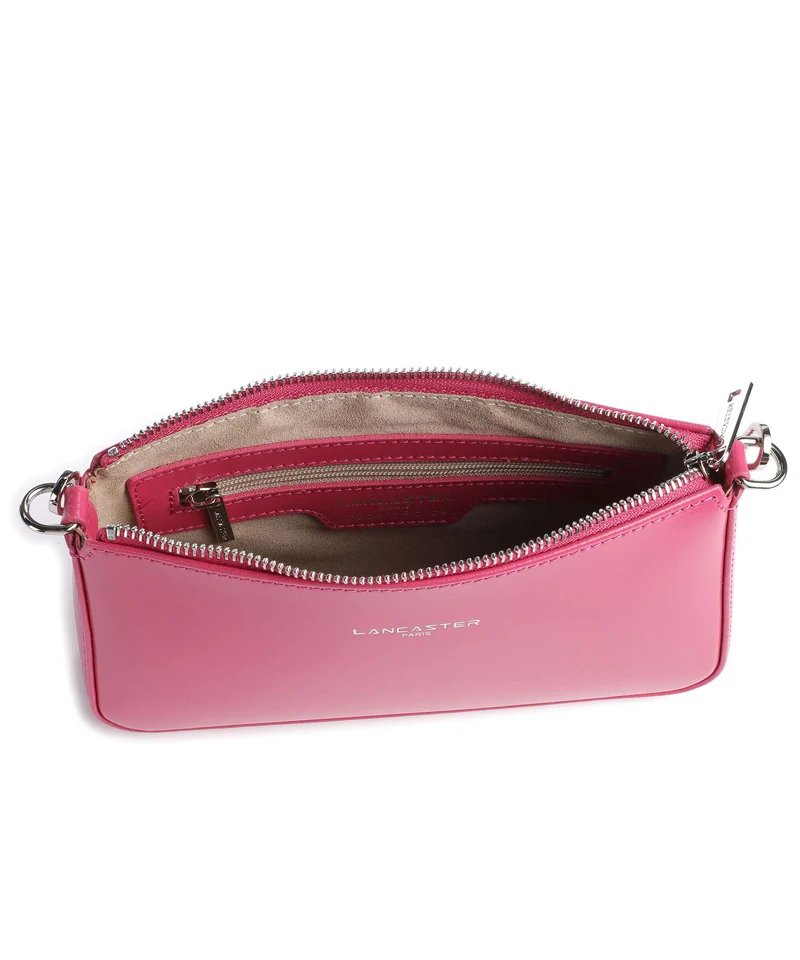 Lancaster Suave Even Schultertasche fuxia
