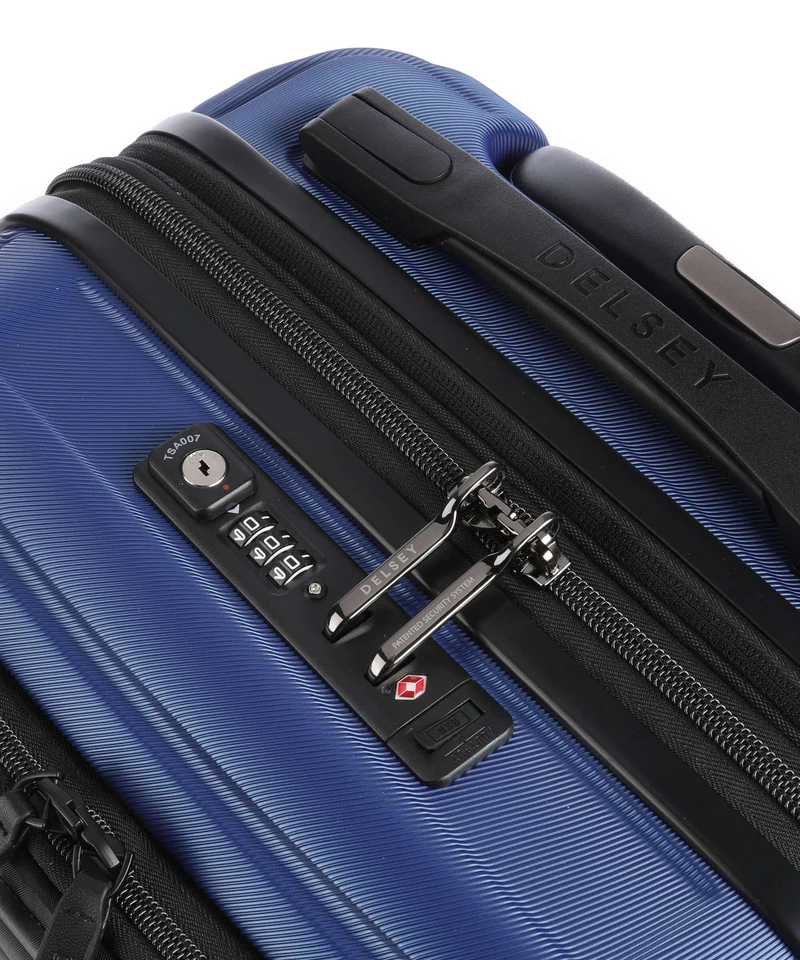 Delsey Paris Shadow 5.0 4-Rollen Trolley blau