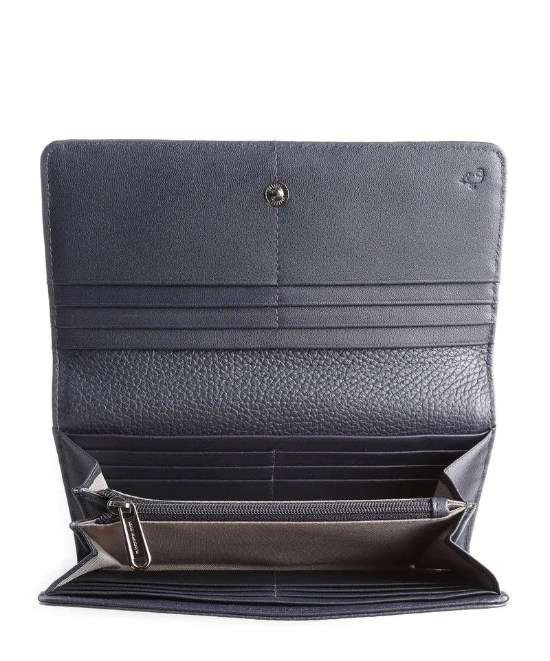 Mandarina Duck Mellow Leather Geldbörse dress blue