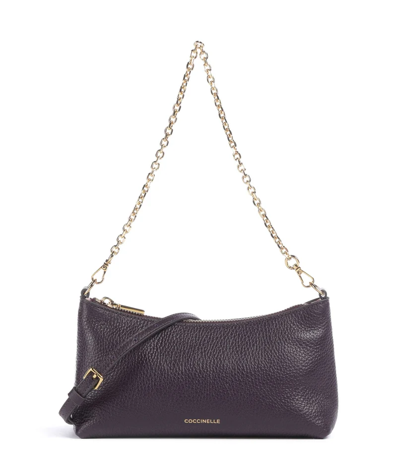 Coccinelle Aura Schultertasche prune