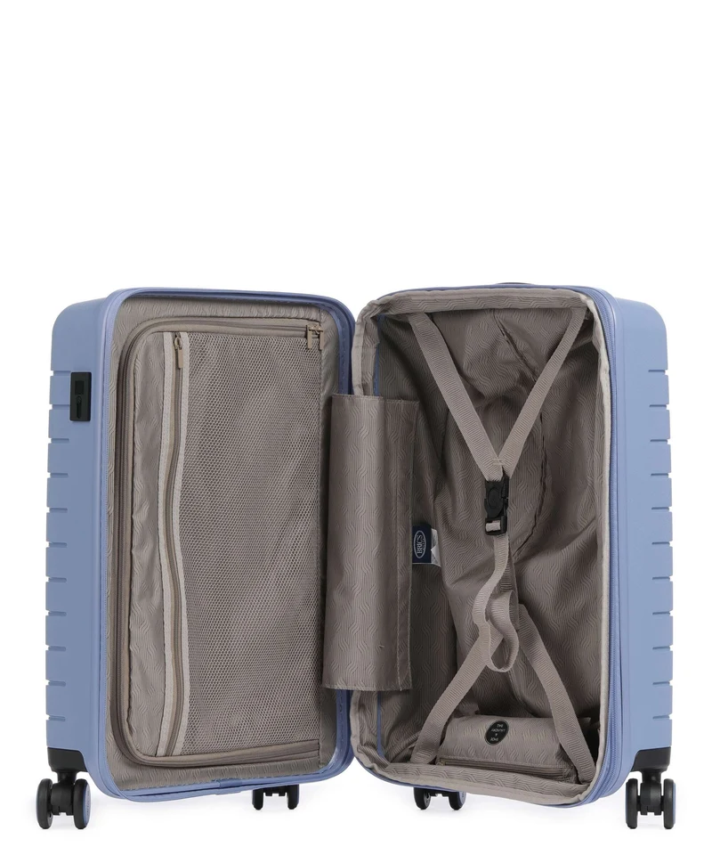 Brics BY Ulisse 4-Rollen Trolley grey blue