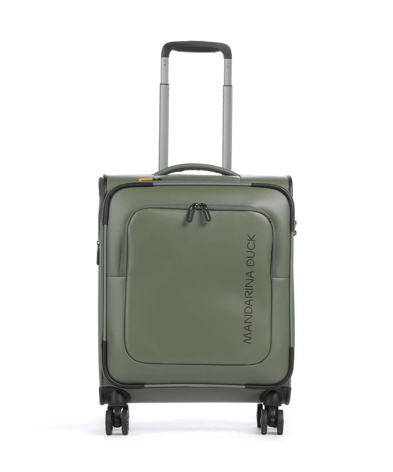 Mandarina Duck Coated 4-Rollen Trolley pine green