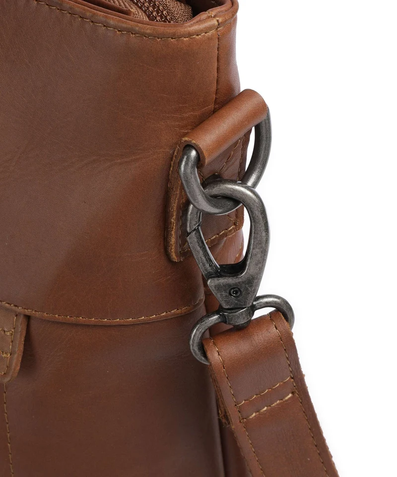 The Chesterfield Brand Wax Pull Up Cow Nunavik Shopper cognac