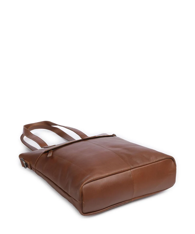 The Chesterfield Brand Wax Pull Up Cow Nunavik Shopper cognac