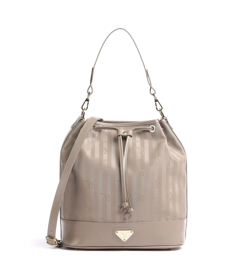 Maison Mollerus Vinerus Niesen Bucket Handtasche taupe