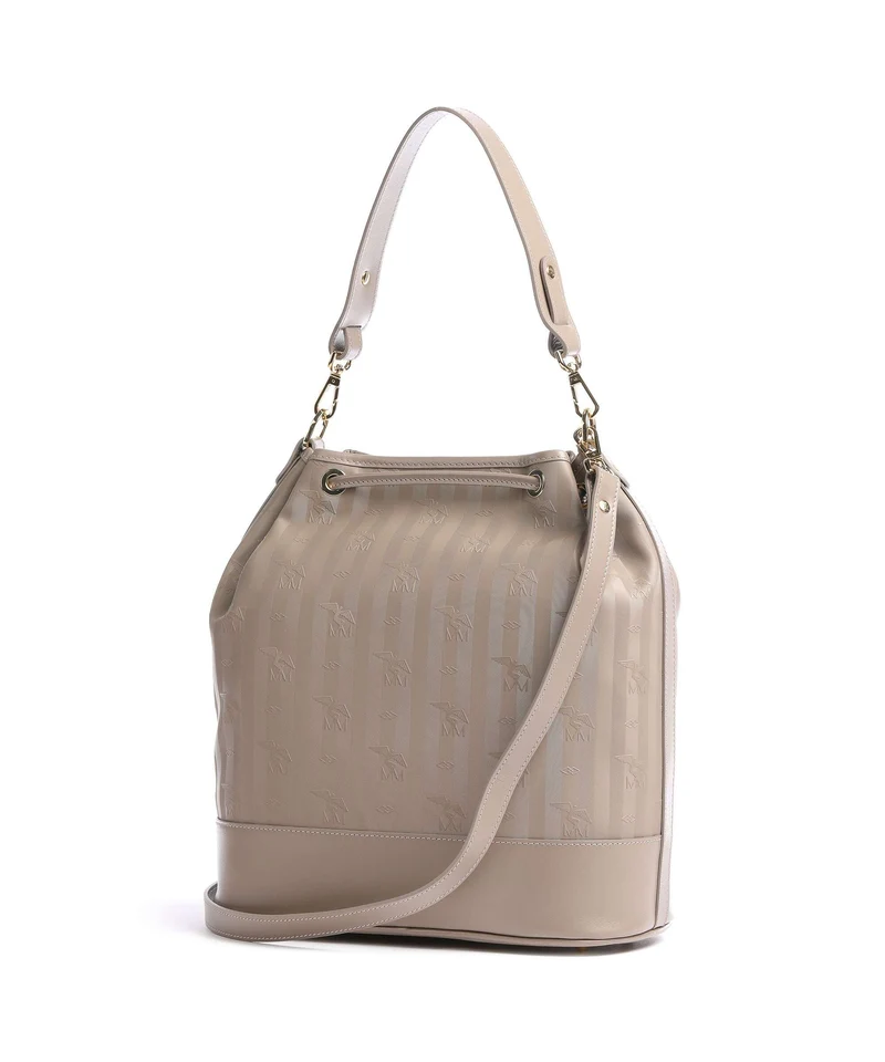 Maison Mollerus Vinerus Niesen Bucket Handtasche taupe