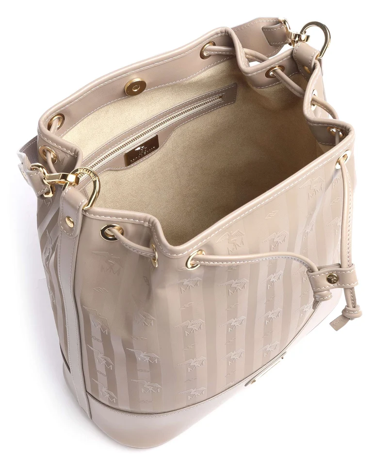 Maison Mollerus Vinerus Niesen Bucket Handtasche taupe