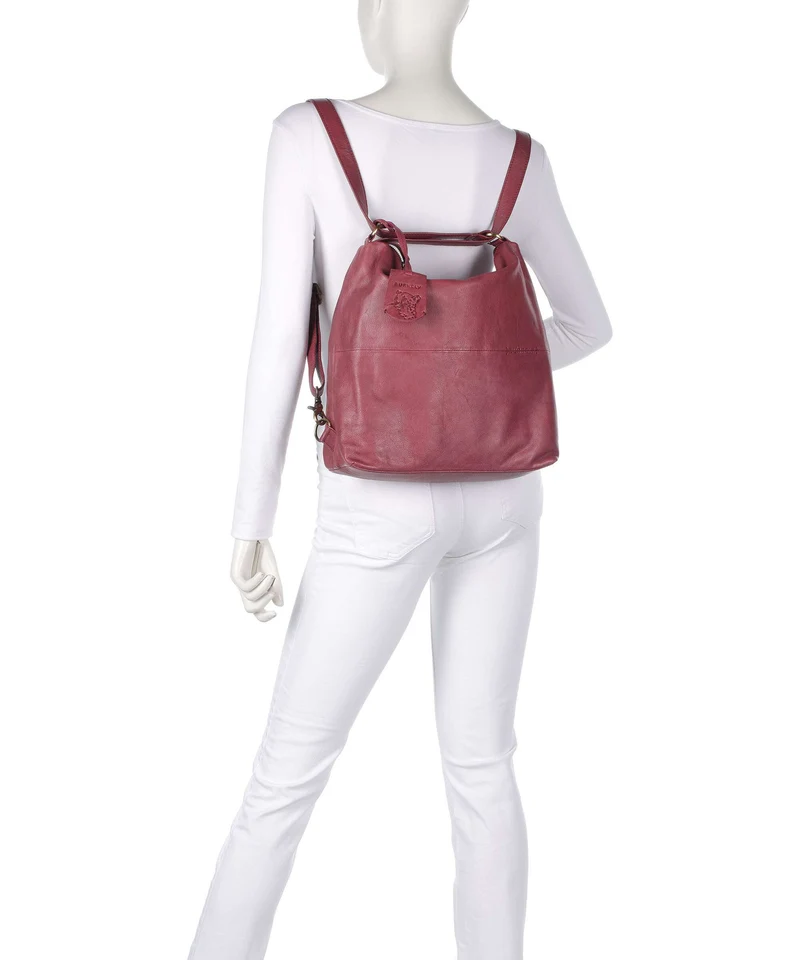 Burkely Natural Norah Rucksack-Tasche poppy pink