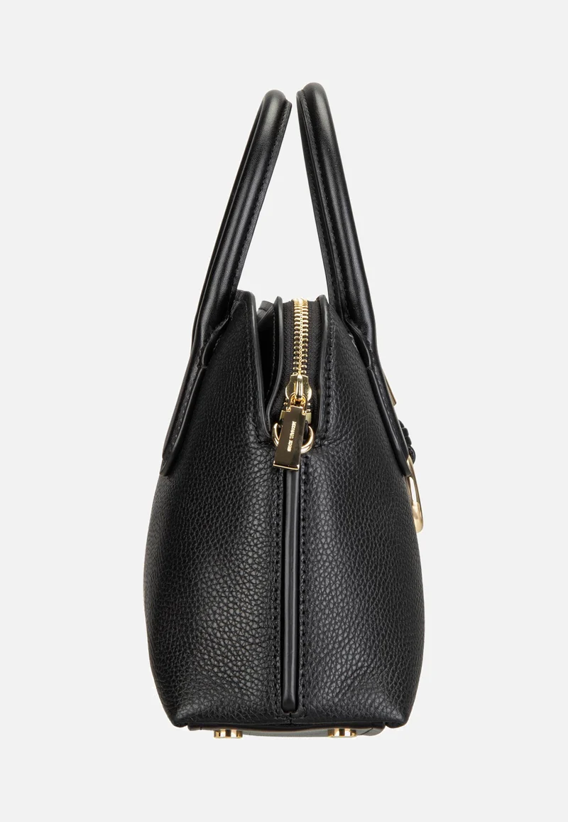 Freddie Medium Dome Chn Stchl Black - Henkeltasche