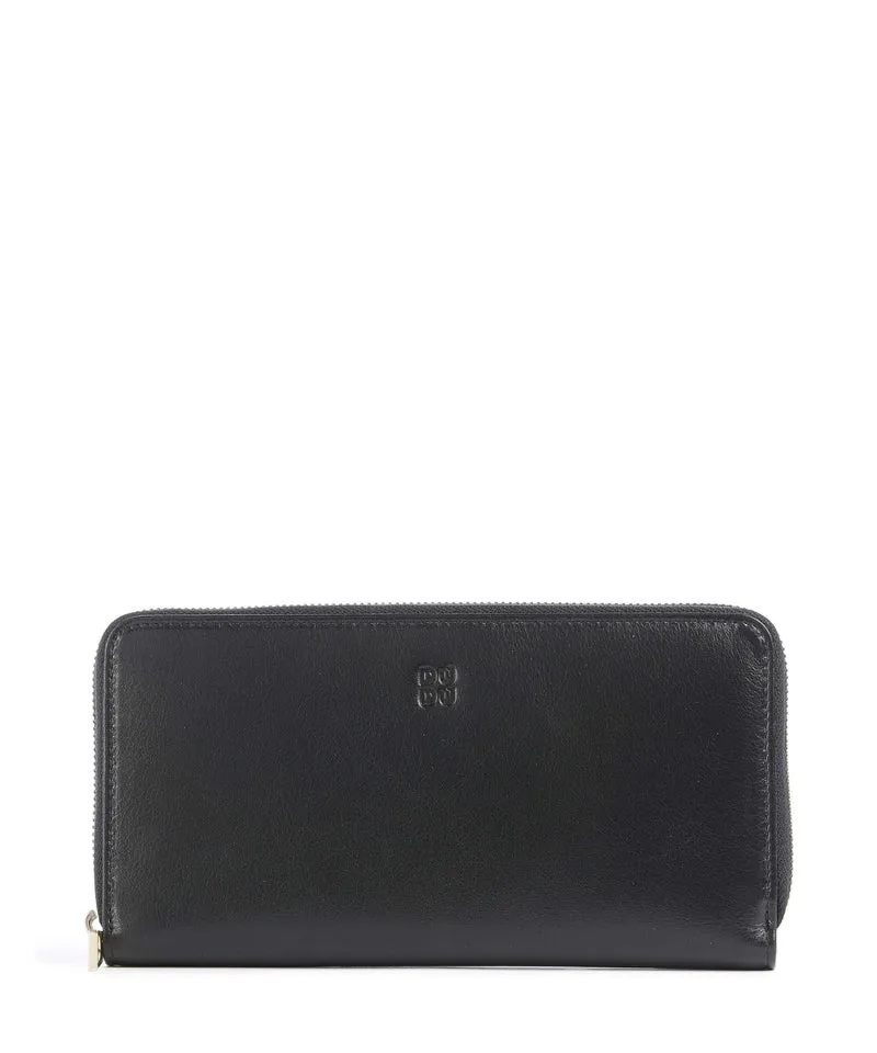 DuDu Bags Ustica Geldbörse black lavander