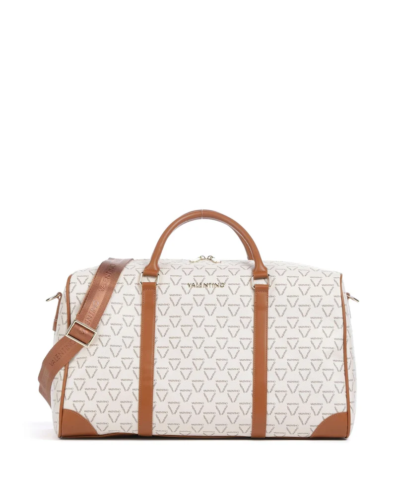 Valentino Bags Lady Re Weekender bianco/cuoio
