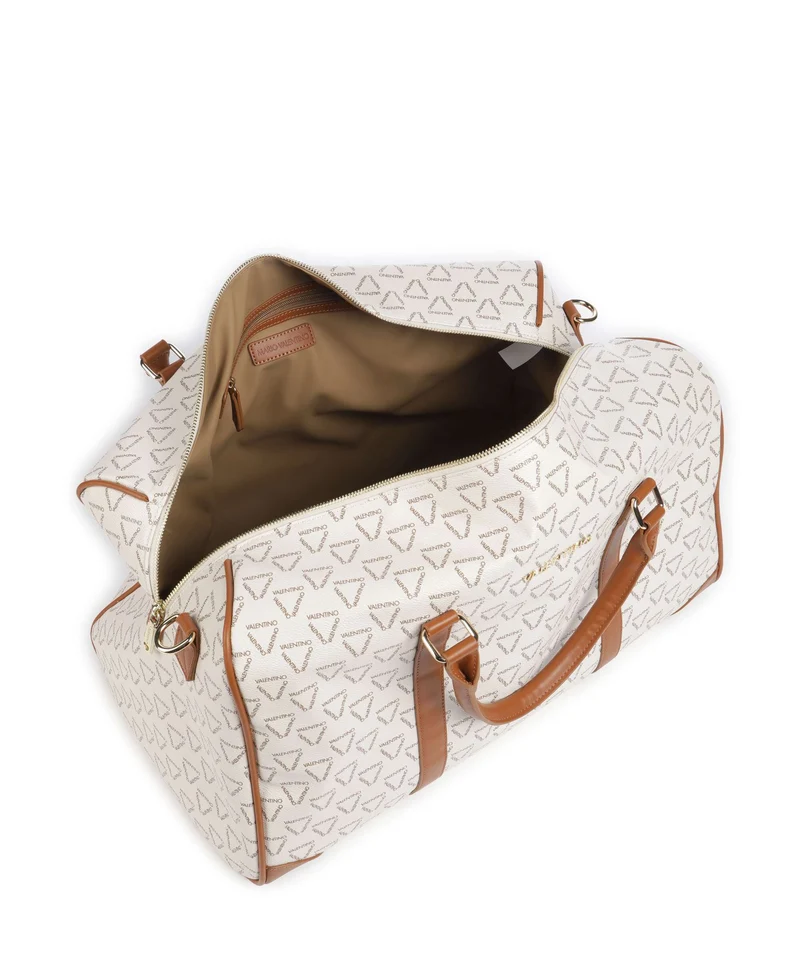 Valentino Bags Lady Re Weekender bianco/cuoio