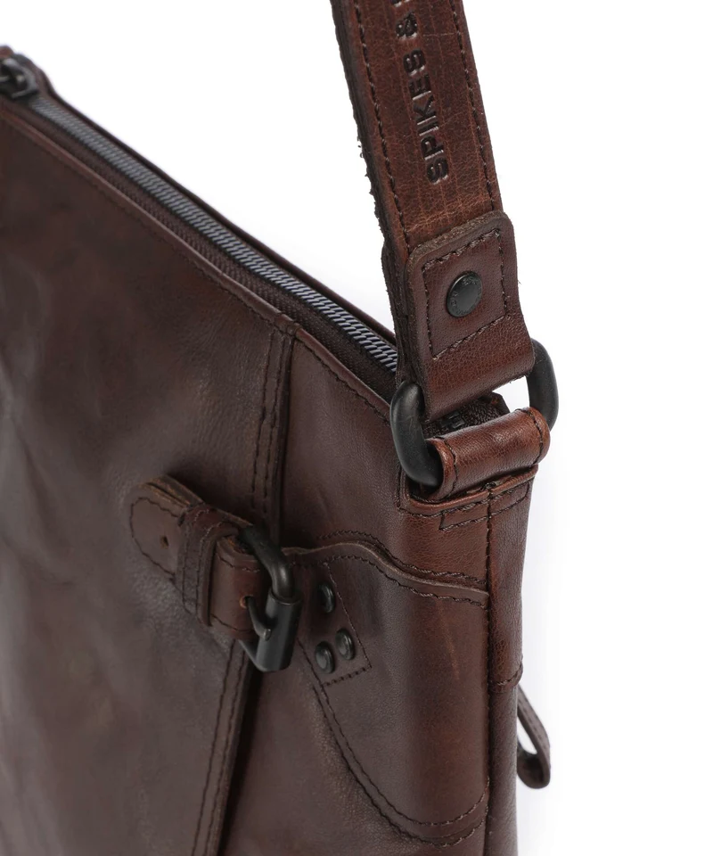 Spikes & Sparrow Bronco Serina Umhängetasche dark brown