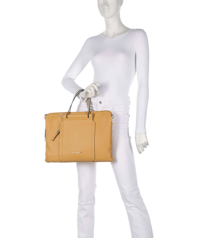 Piquadro Circle Aktentasche yellow/beige