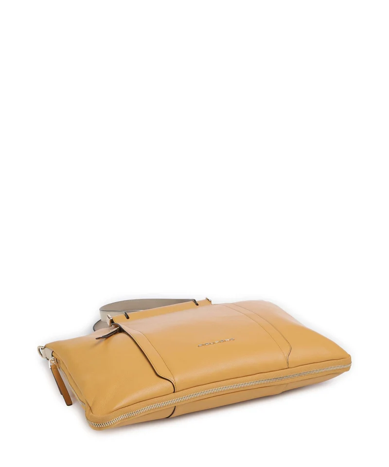 Piquadro Circle Aktentasche yellow/beige