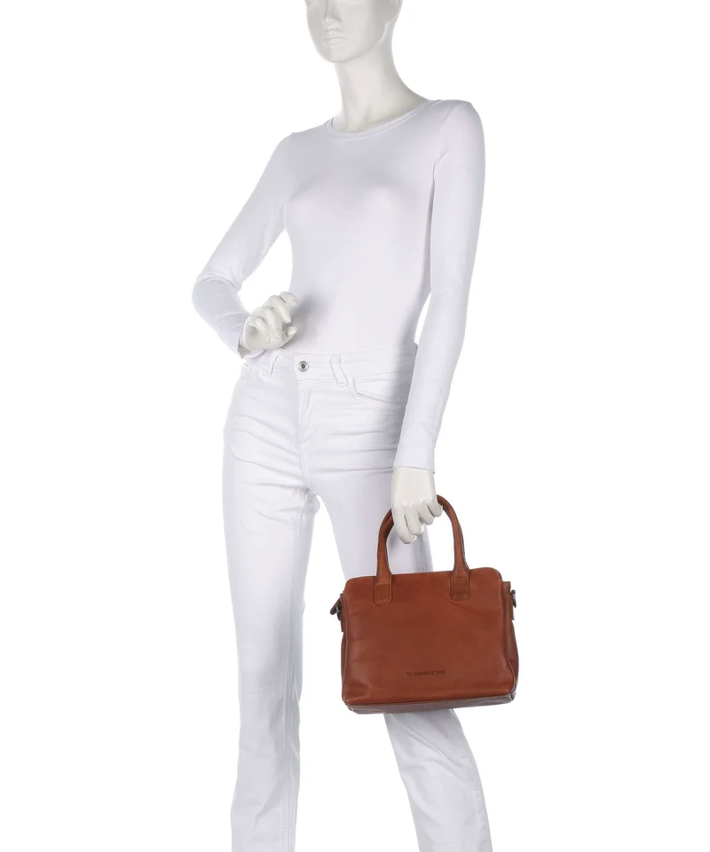 The Chesterfield Brand Wax Pull Up Cow Hermosa Handtasche cognac