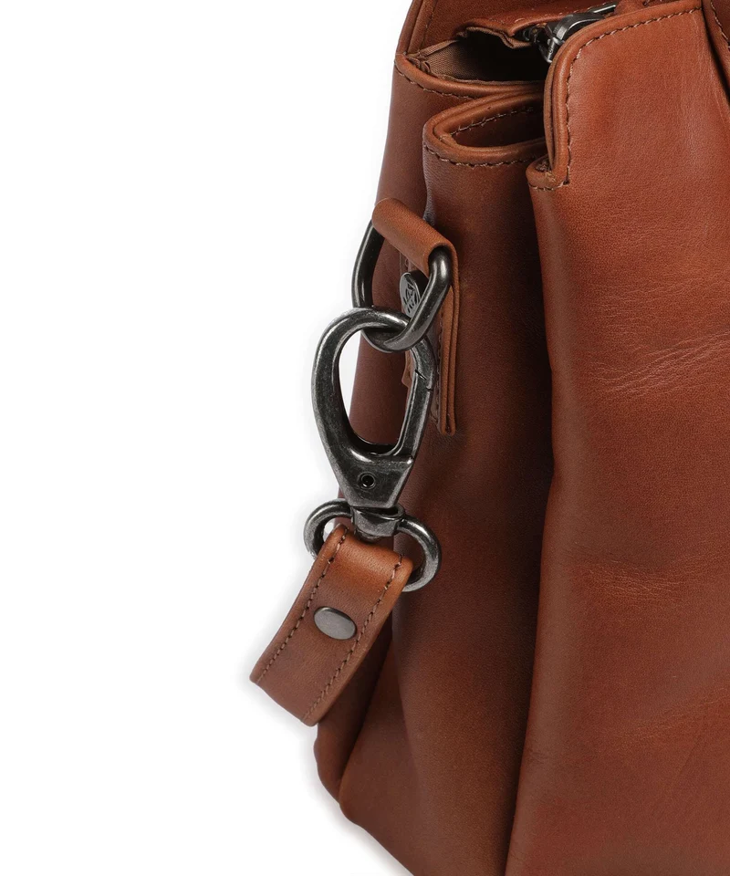 The Chesterfield Brand Wax Pull Up Cow Hermosa Handtasche cognac