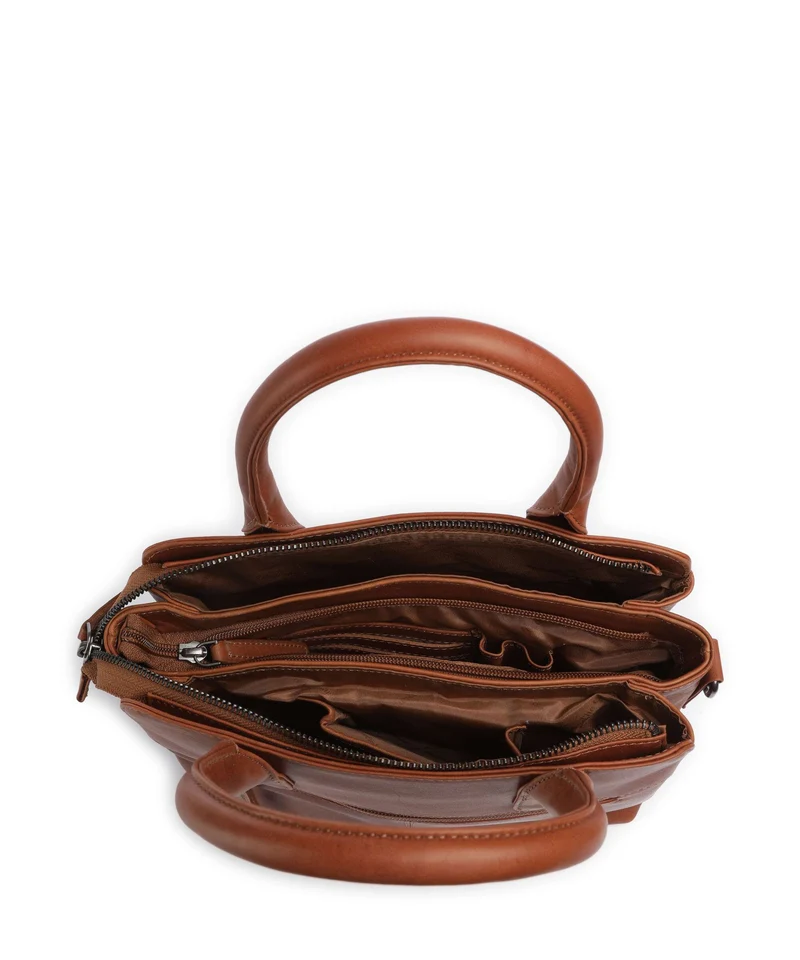 The Chesterfield Brand Wax Pull Up Cow Hermosa Handtasche cognac