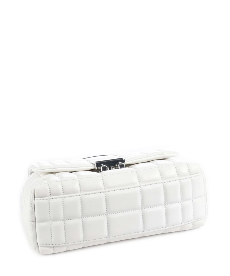 Michael Kors Tribeca Medium Handtasche optic white