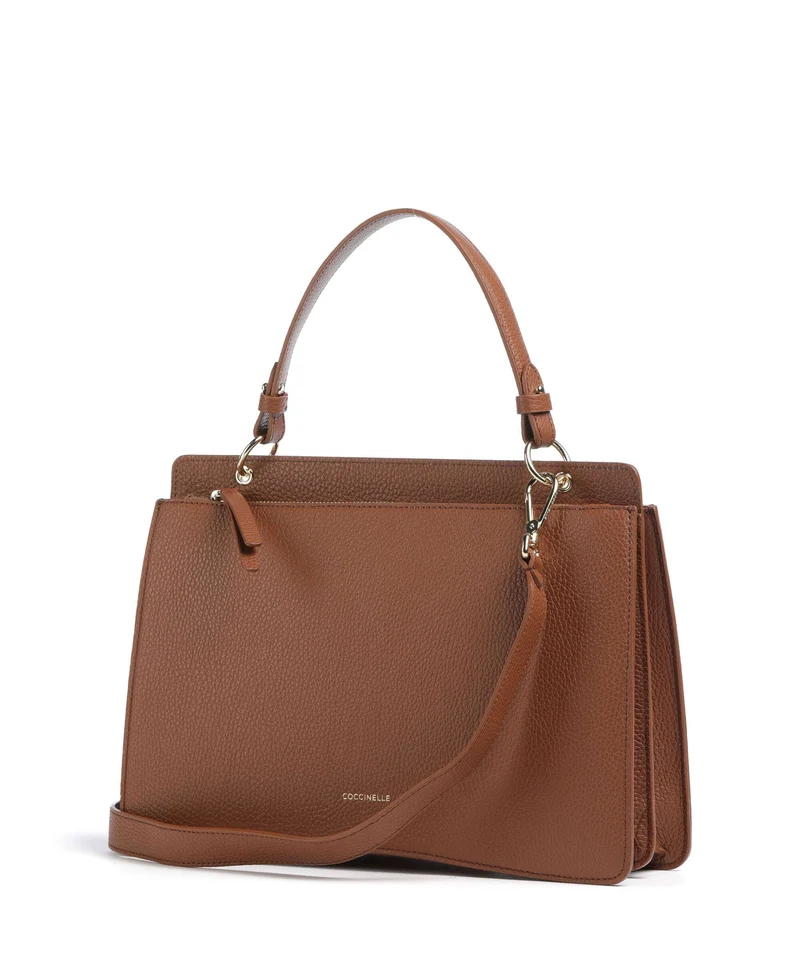 Coccinelle C-Me Handtasche cognac