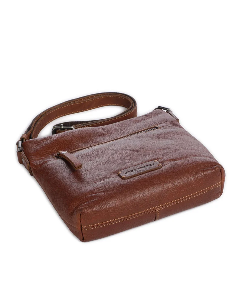 Jack Kinsky Montreal 20N Umhängetasche cognac