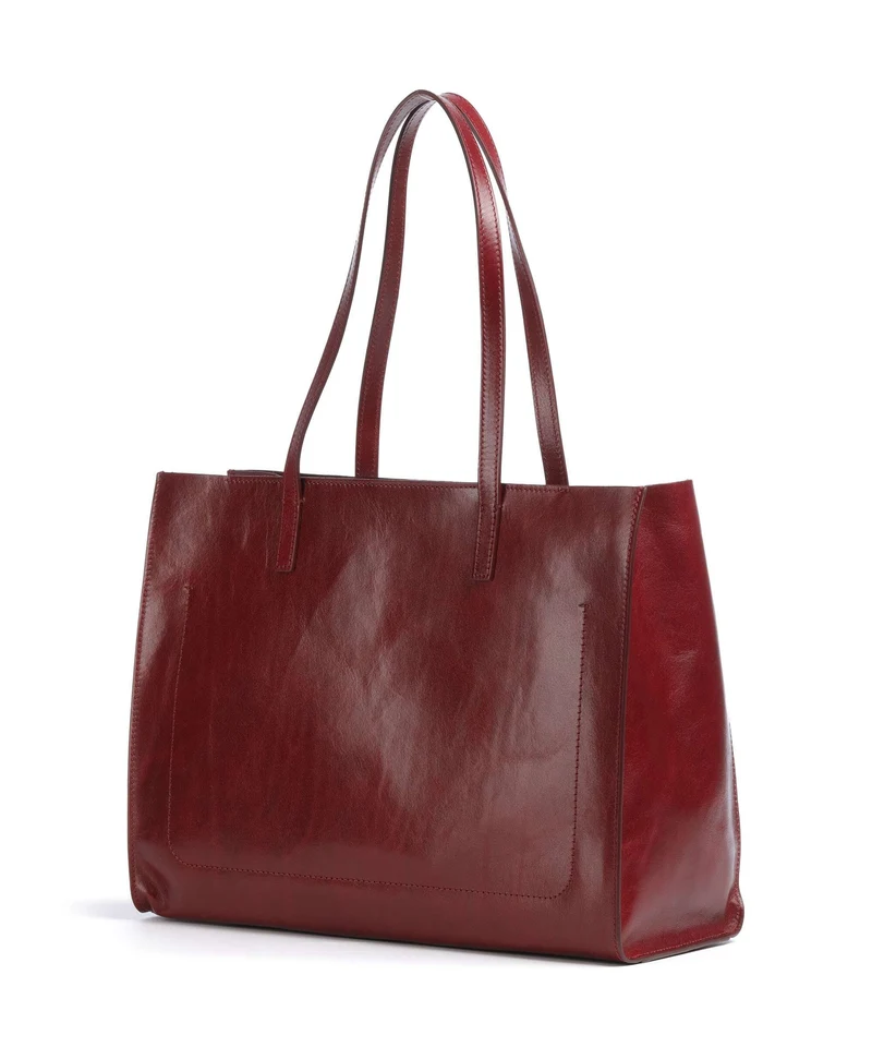 The Bridge Mirra Shopper rosso ribes