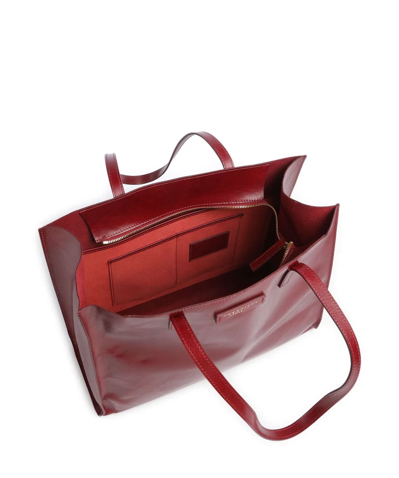 The Bridge Mirra Shopper rosso ribes