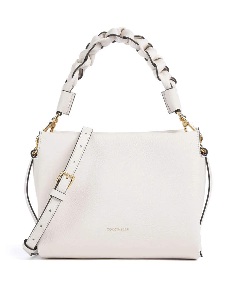 Coccinelle Boheme Grana Double Handtasche blanco/skin