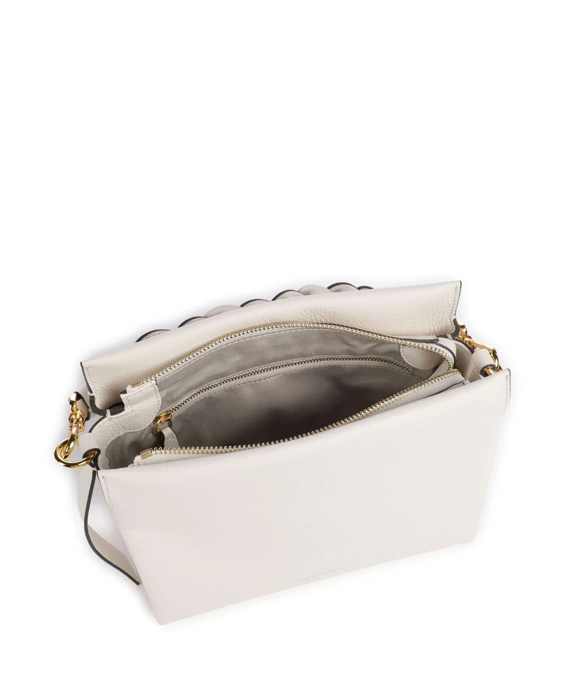 Coccinelle Boheme Grana Double Handtasche blanco/skin