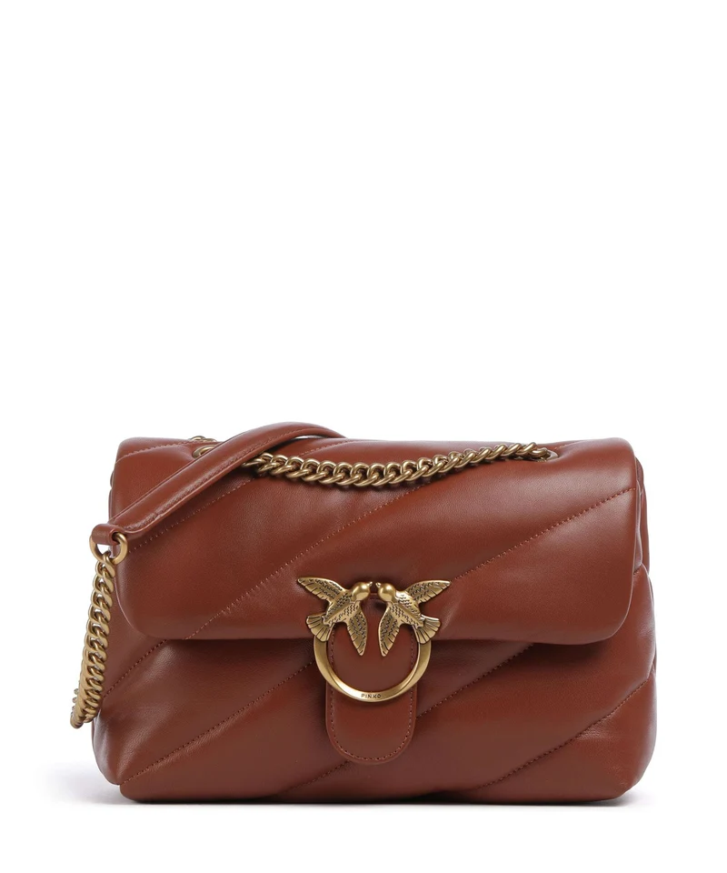 Pinko Love Puff Classic Schultertasche arabo/antique gold