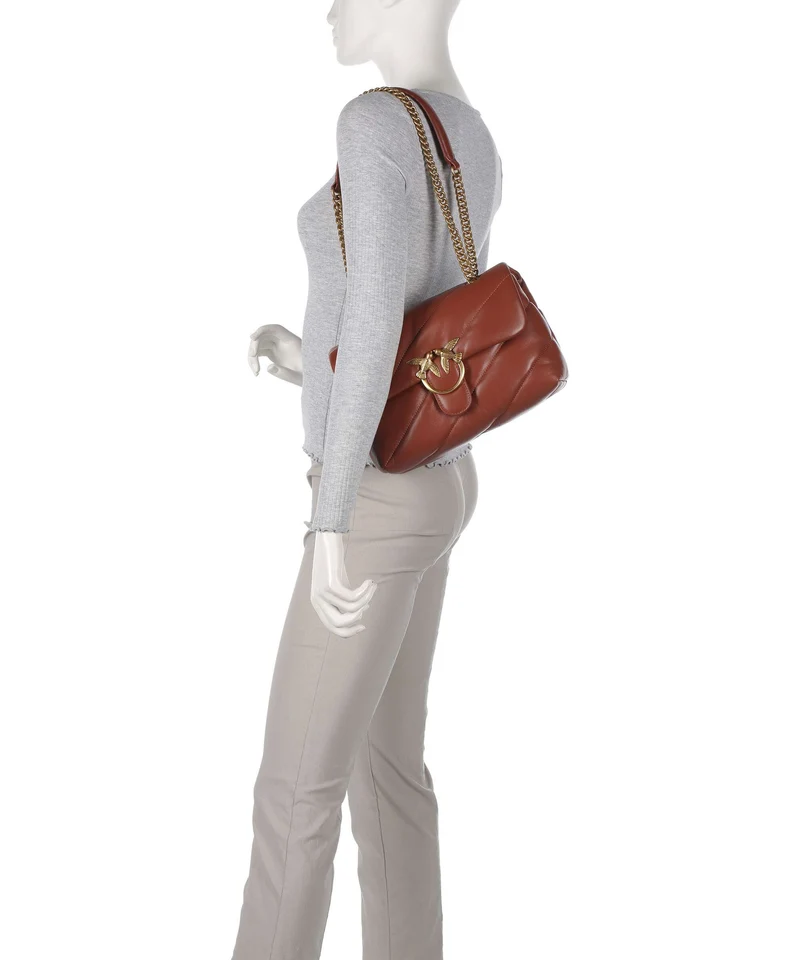 Pinko Love Puff Classic Schultertasche arabo/antique gold