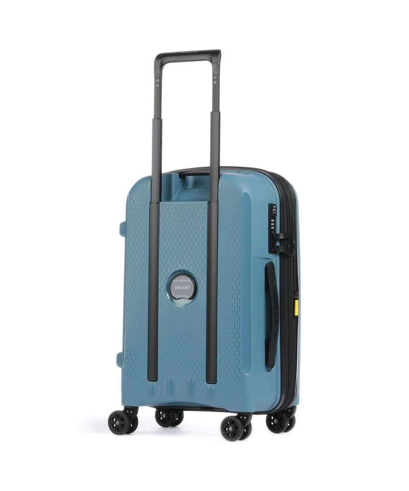 Delsey Paris Belmont Plus 4-Rollen Trolley zink blau