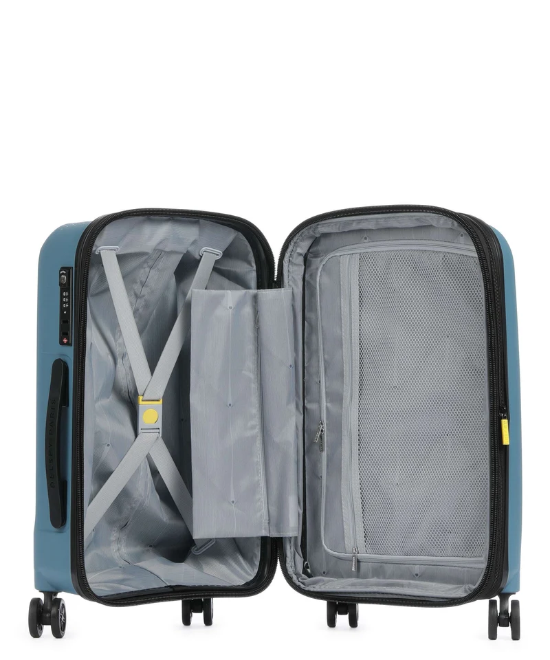 Delsey Paris Belmont Plus 4-Rollen Trolley zink blau
