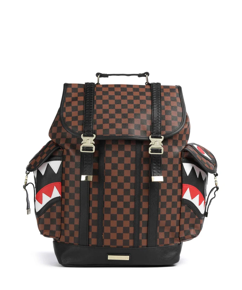 Sprayground Sawtooth Sharks in Paris Monte Carlo Rucksack brown