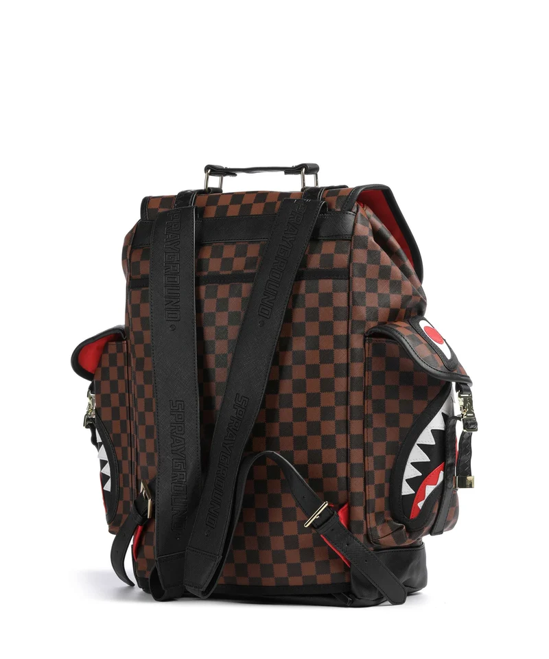 Sprayground Sawtooth Sharks in Paris Monte Carlo Rucksack brown