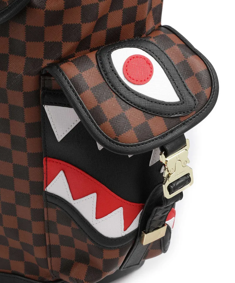 Sprayground Sawtooth Sharks in Paris Monte Carlo Rucksack brown