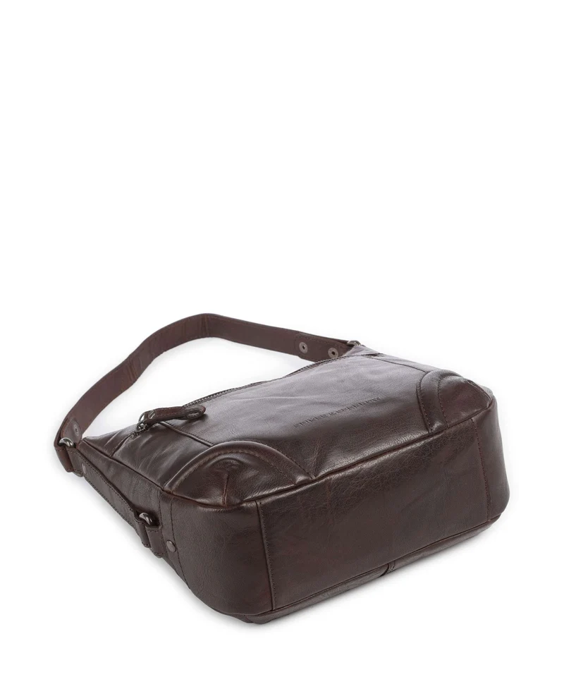 Spikes & Sparrow Bronco Candee Beuteltasche dunkelbraun