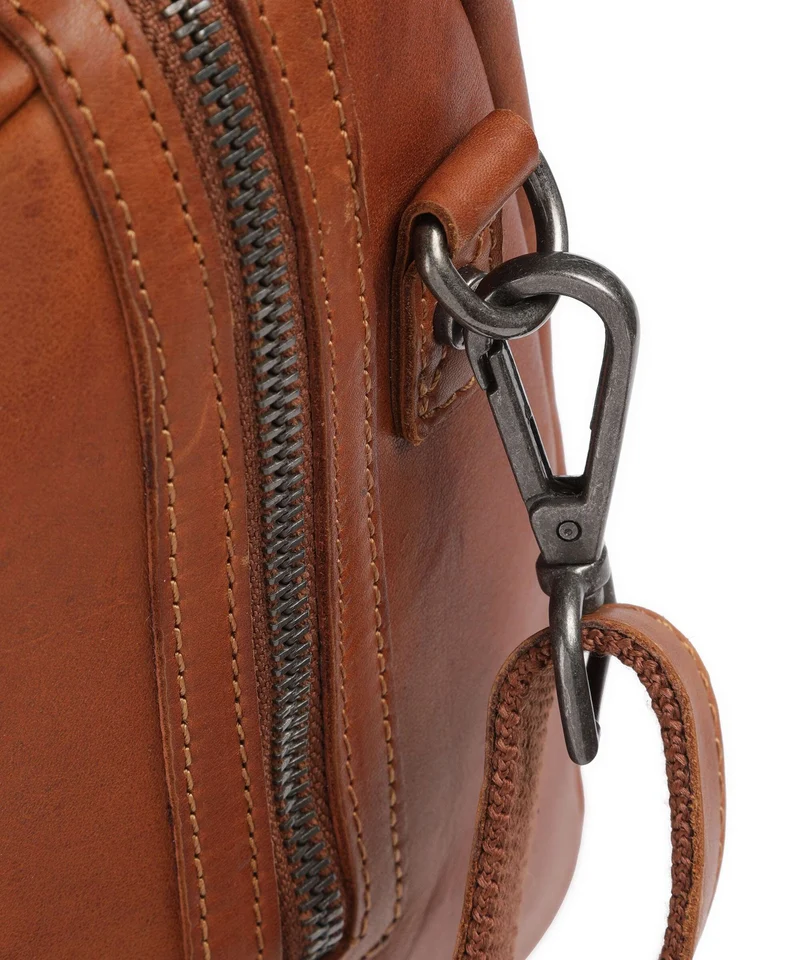 The Chesterfield Brand Wax Pull Up Cow Langton Handtasche cognac