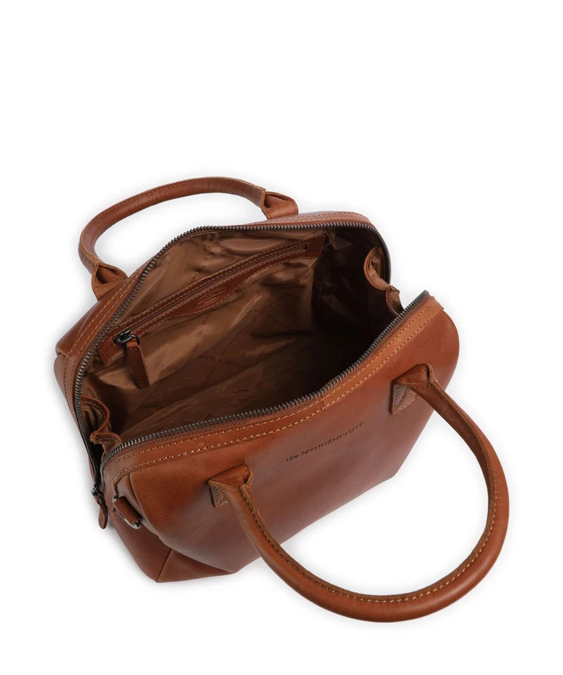 The Chesterfield Brand Wax Pull Up Cow Langton Handtasche cognac