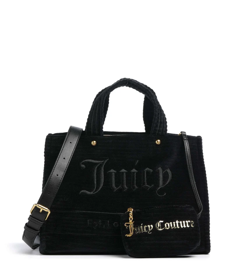 Juicy Couture Iris Velvet M Handtasche black