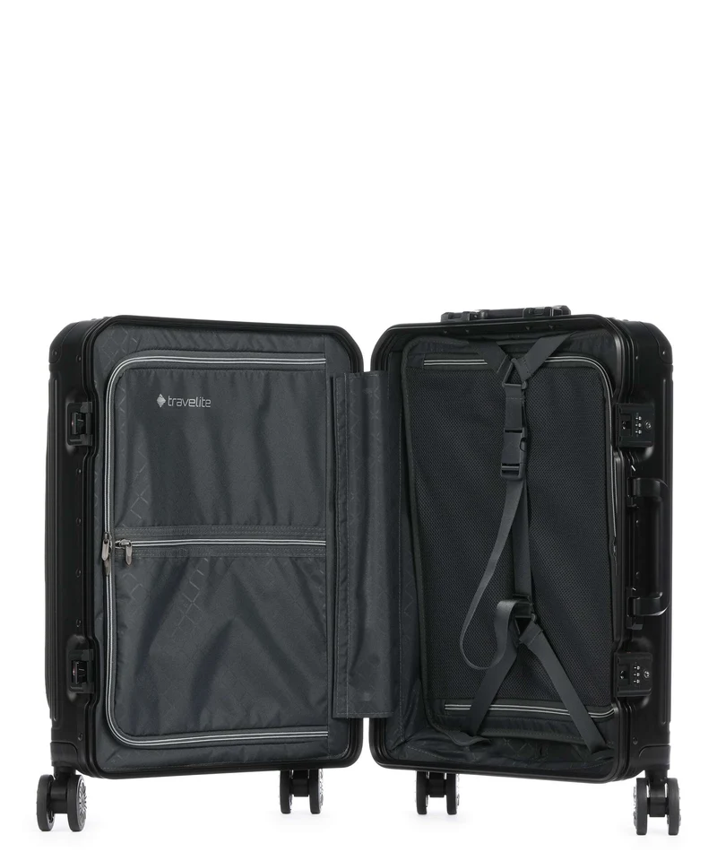 Travelite Next 2.0 4-Rollen Trolley schwarz