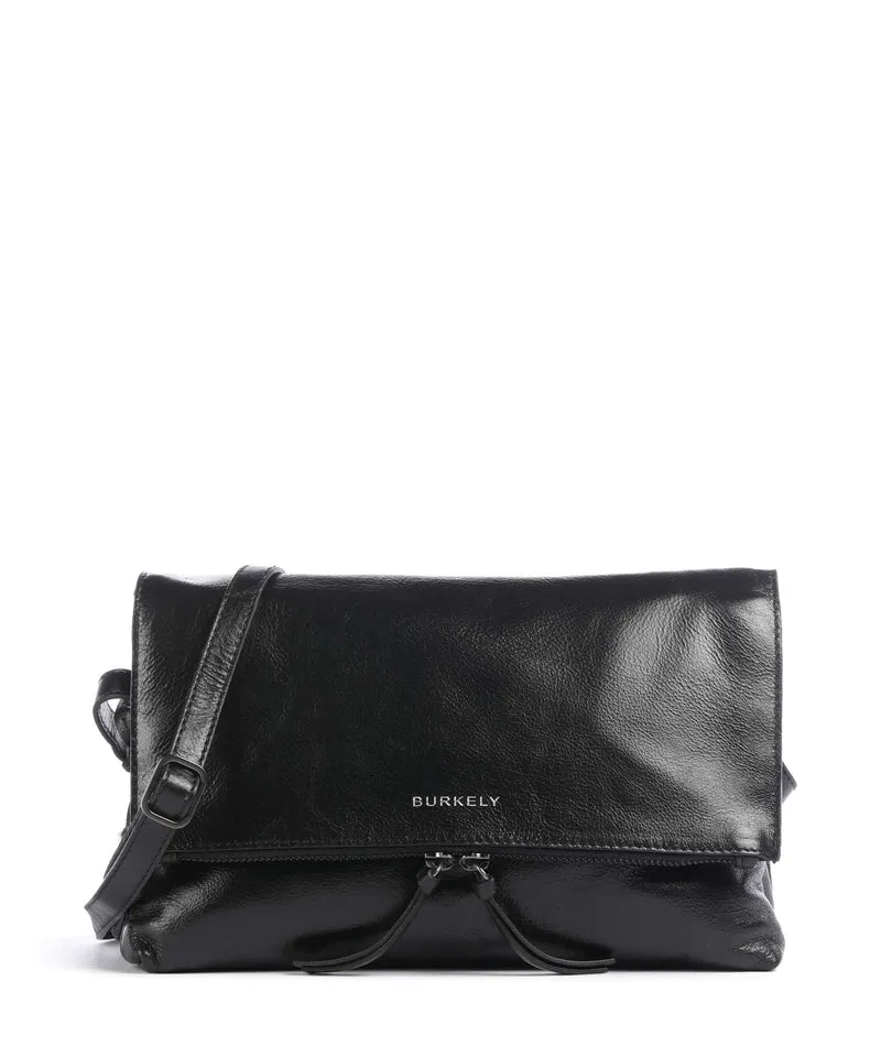 Burkely Creased Crystal Umhängetasche black