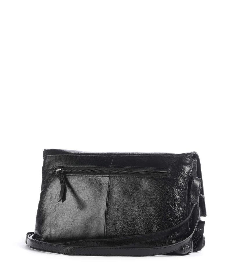 Burkely Creased Crystal Umhängetasche black