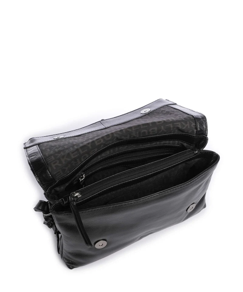 Burkely Creased Crystal Umhängetasche black
